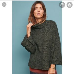 Anthro Moth Meadowbound Mock Sweater